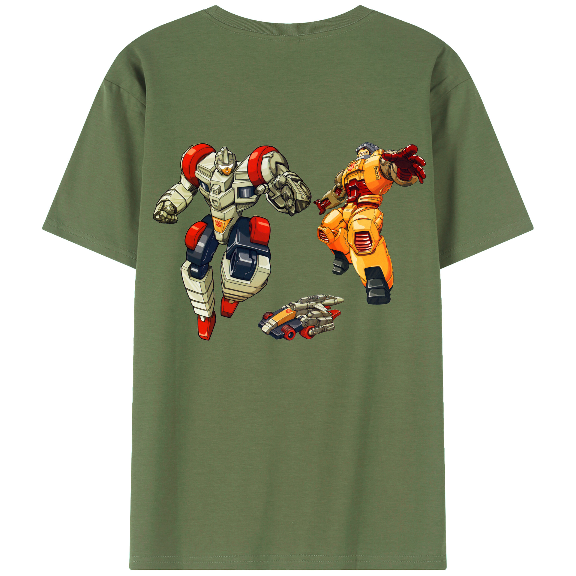 （画像用）  綿100％ メンズ半袖Tシャツ（バックプリント） 通気性